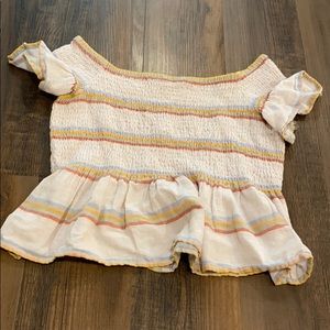 American eagle off the shoulder T-shirt